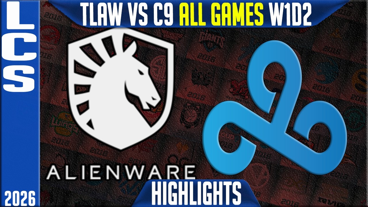 TLAW vs C9 Highlights ALL GAMES | LCS Summer 2026 W1D2 | Team Liquid vs Cloud9