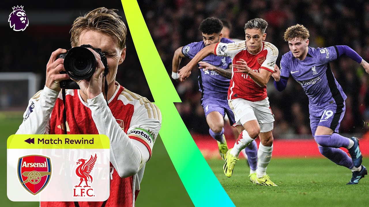 The Gunners shine | Arsenal 3-1 Liverpool | Premier League Highlights background