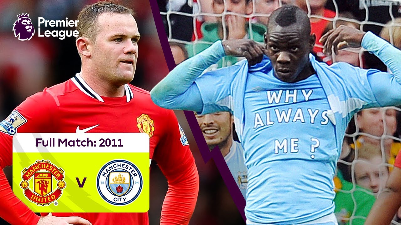 FULL MATCH: Manchester United 1-6 Man City | Premier League background