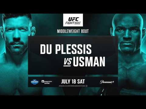 UFC OKLAHOMA CITY LIVE DU PLESSIS VS USMAN LIVESTREAM & FULL FIGHT COMPANION