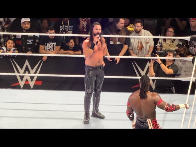 Seth Rollins talks Roman Reigns during WWE Live Event 7/26/2026