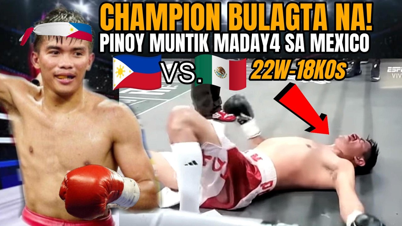 LATEST FIGHT! PINOY MUNTIK PA MADAYA! MEXICAN CHAMPION BULAGTA NA! backdrop