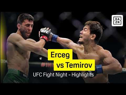 Steve Erceg vs Ramazan Temirov | UFC Fight Night | DAZN Highlights