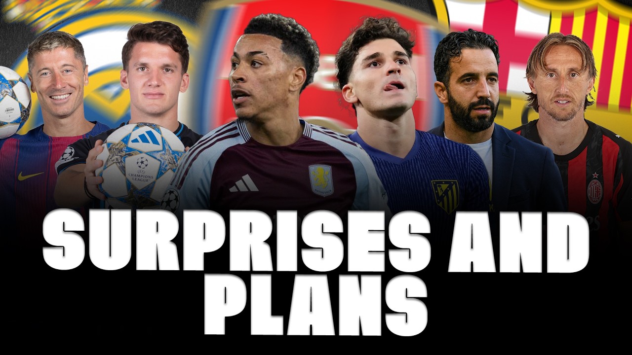 🚨 JULIÁN UPDATE! ARSENAL X3! MODRIC BACK TO MADRID, LEWANDOWSKI SURPRISE, AMORIM, TZOLIS… background