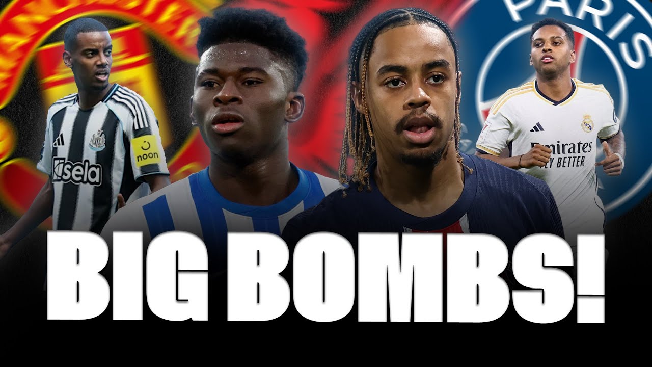 🚨🤯 BALEBA MAN UNITED, BARCOLA AND LIVERPOOL, RODRYGO, ISAK BIG BOMBS! background