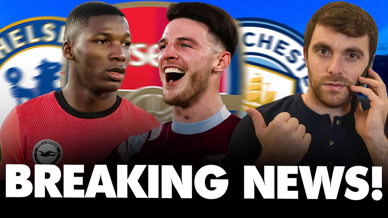 🚨🤯 BREAKING: DECLAN RICE AND CAICEDO BOMB! TWO MORE… background