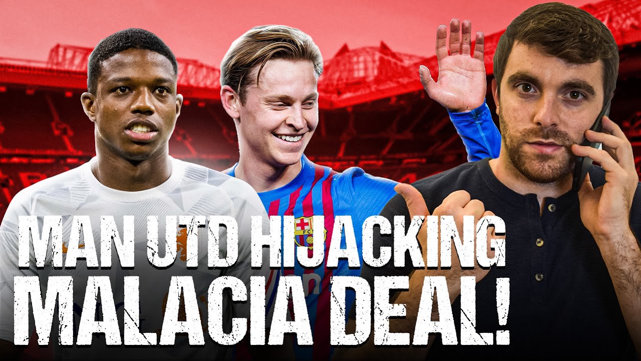 🚨 MAN UTD HIJACKING MALACIA DEAL! DE JONG AGREEMENT CLOSE BUT… background