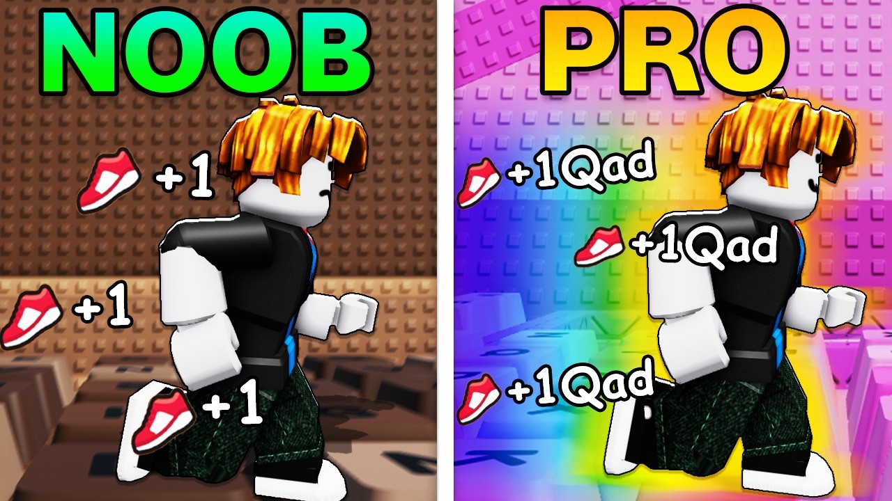 NOOB to PRO using ONLY ROBUX in +1 Speed Keyboard Escape!