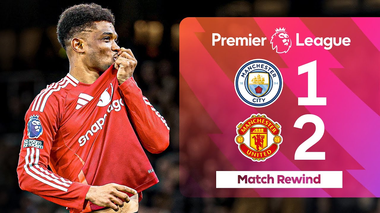 Amad Writes Derby History! | Man City v Man Utd background