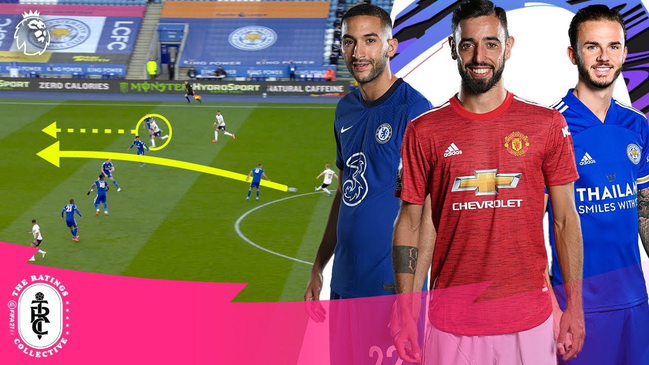 Premier League players with GENIUS vision | De Bruyne, Fernandes, Ziyech, Maddison & more! | AD