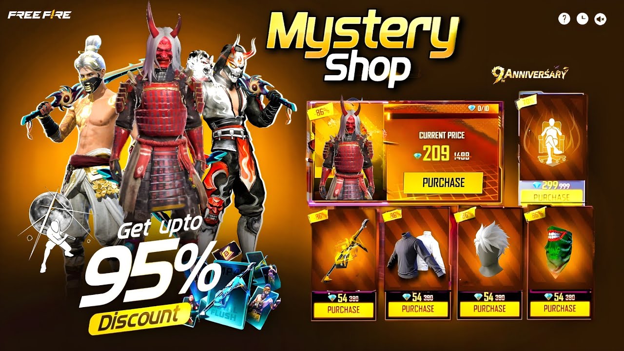 Zombie Samurai 💥 Next Mystery Shop Event Ff 🤯🥳| free fire new event | ff new event | new event ff