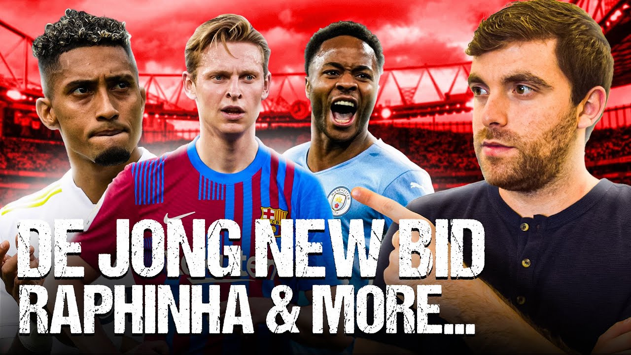 🚨 DE JONG BID, RAPHINHA NEW MEETING, STERLING, RICHARLISON, DI MARIA…