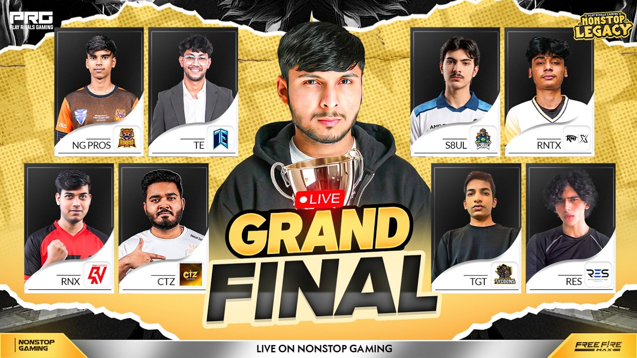 NONSTOP LEGACY CUP GRAND FINAL DAY-1 CHAMPION RUSH || NG, TE, S8UL, TGT, RNTX, RNX #iqoo15r