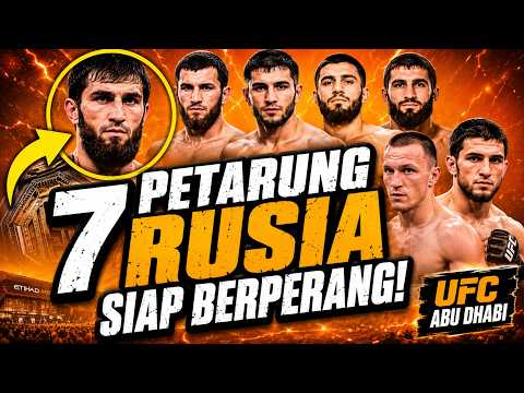 RUSIA MENGAMUK DI UFC ABU DHABI! Deretan Petarung Siap Hancurkan Lawan!đ„ background
