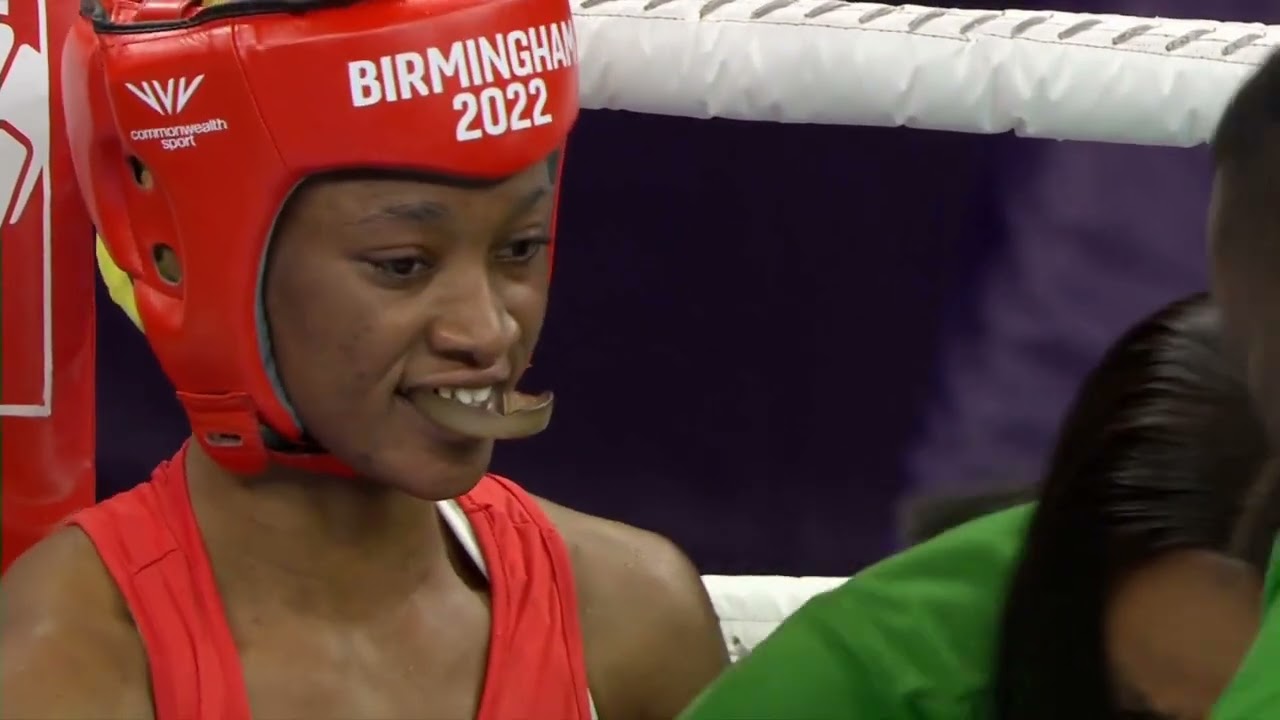 Tina Rahimi Vs. Elizabeth Oshoba 2022Commonwealth Games semi final