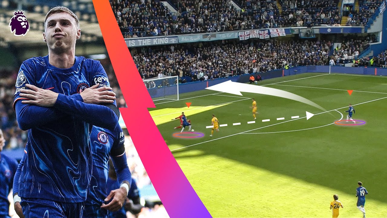 Unstoppable! 🥶 Cole Palmer's Goals & Assists for Chelsea background