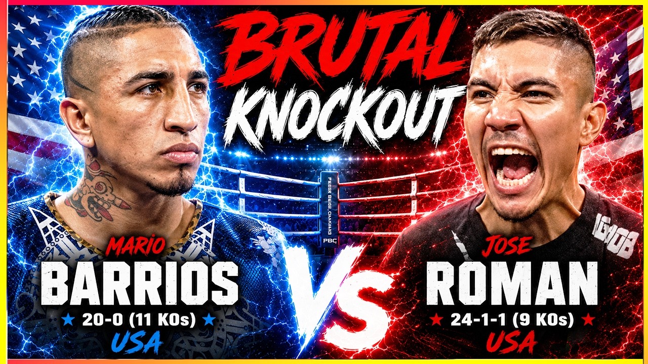 BRUTAL KNOCKOUT That Shocked The World | Mario Barrios vs Jose Roman