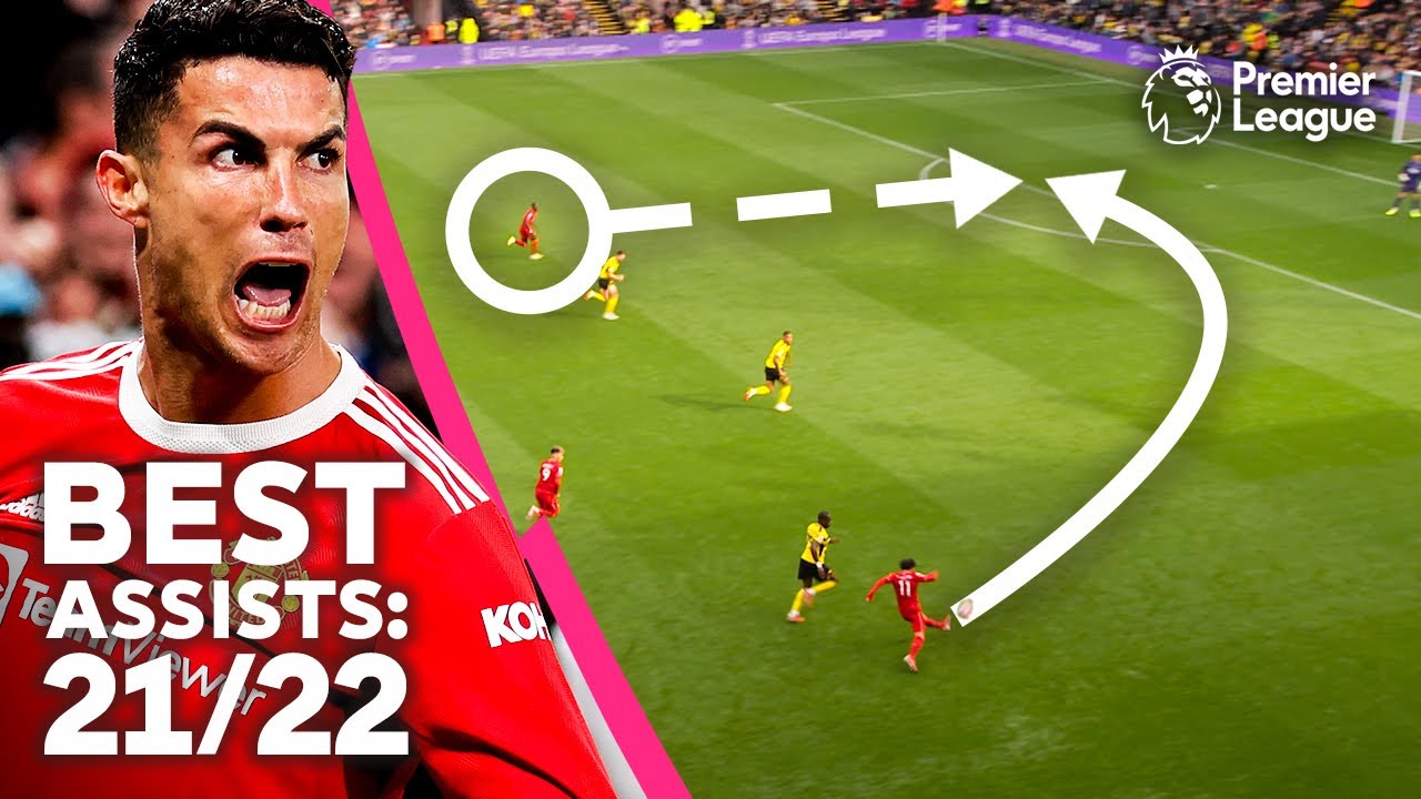 BEST Premier League Assists ft. Cristiano Ronaldo & Mohamed Salah | 2021/22 background