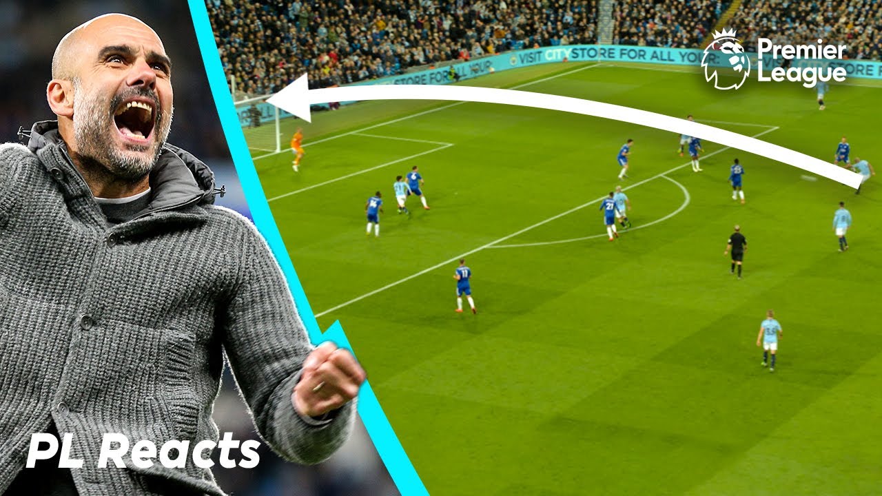 Premier League managers react to LEGENDARY long shot goals background