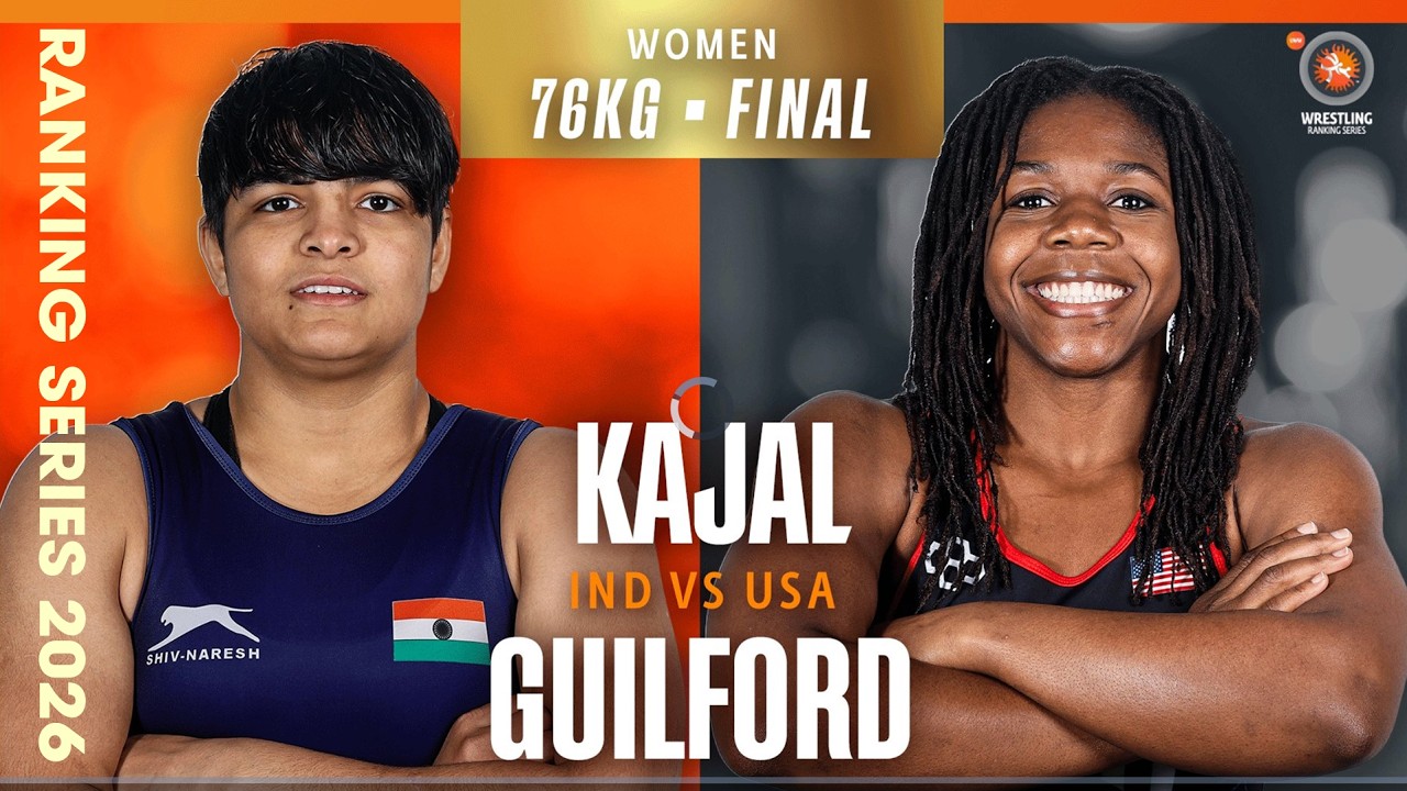🏆 🇺🇸 🇮🇳 GOLD | Emotionally Charged | D. P. GUILFORD vs K. KAJAL | WW 76Kg #WrestleBudapest backdrop