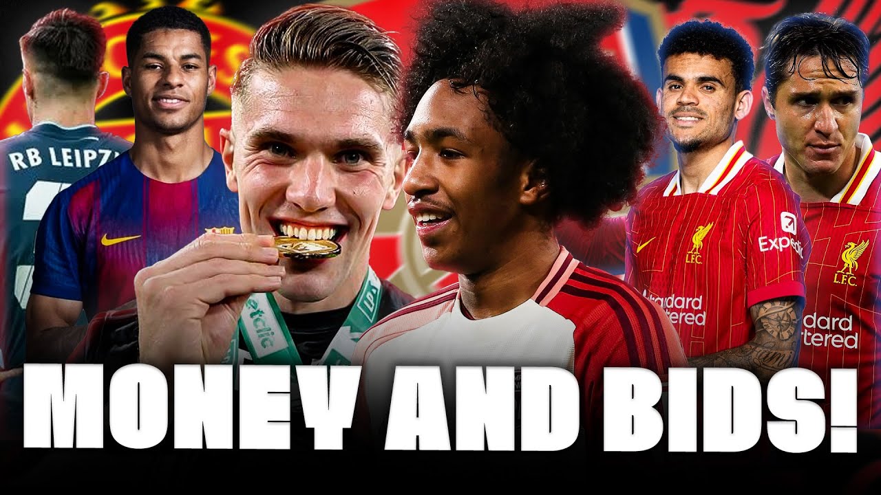 đš UNITED MONEY! DOMINO GYOKERES! LUIS DIAZ BID, MALICK FOFANA, SESKO⊠background