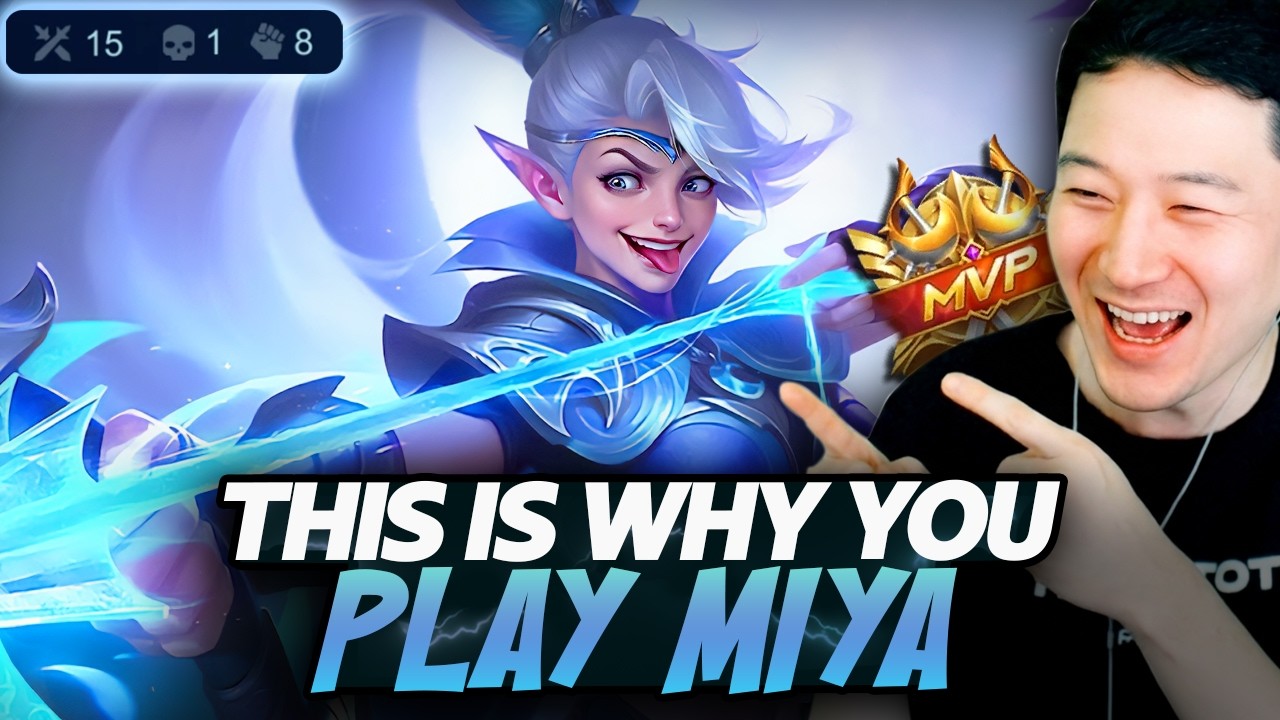 Troll? No, I play Miya hard carry :D Mobile Legends SOLO QUEUE RANK