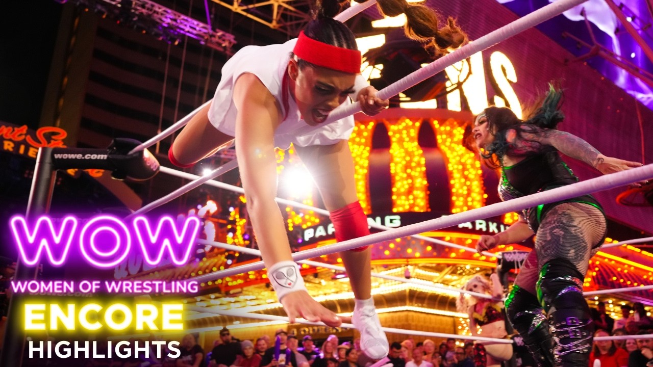 BRUTAL MID-AIR SNATCH! Monsters & Metal CRUSH Full Throttle (ENCORE) | WOW - Women Of Wrestling