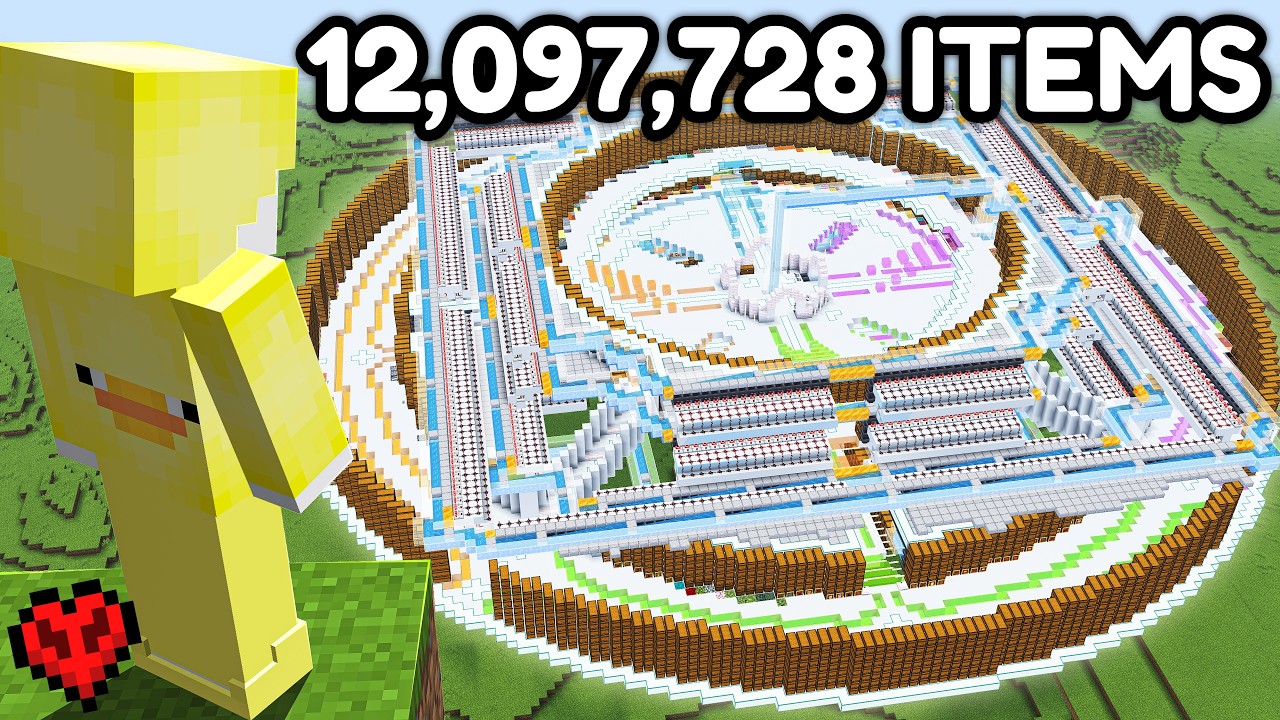 I Built The Ultimate Storage System in My Minecraft Hardcore World!