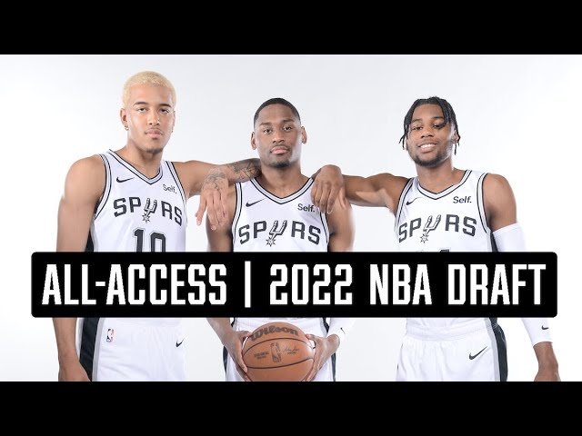 2022 NBA Draft | All-Access with the San Antonio Spurs background