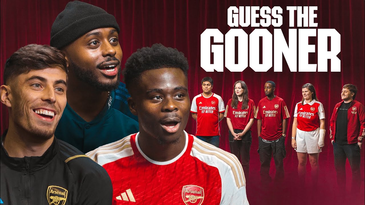 GUESS THE GOONER 2 | Bukayo Saka, Kai Havertz, Sharky & Frimmy background