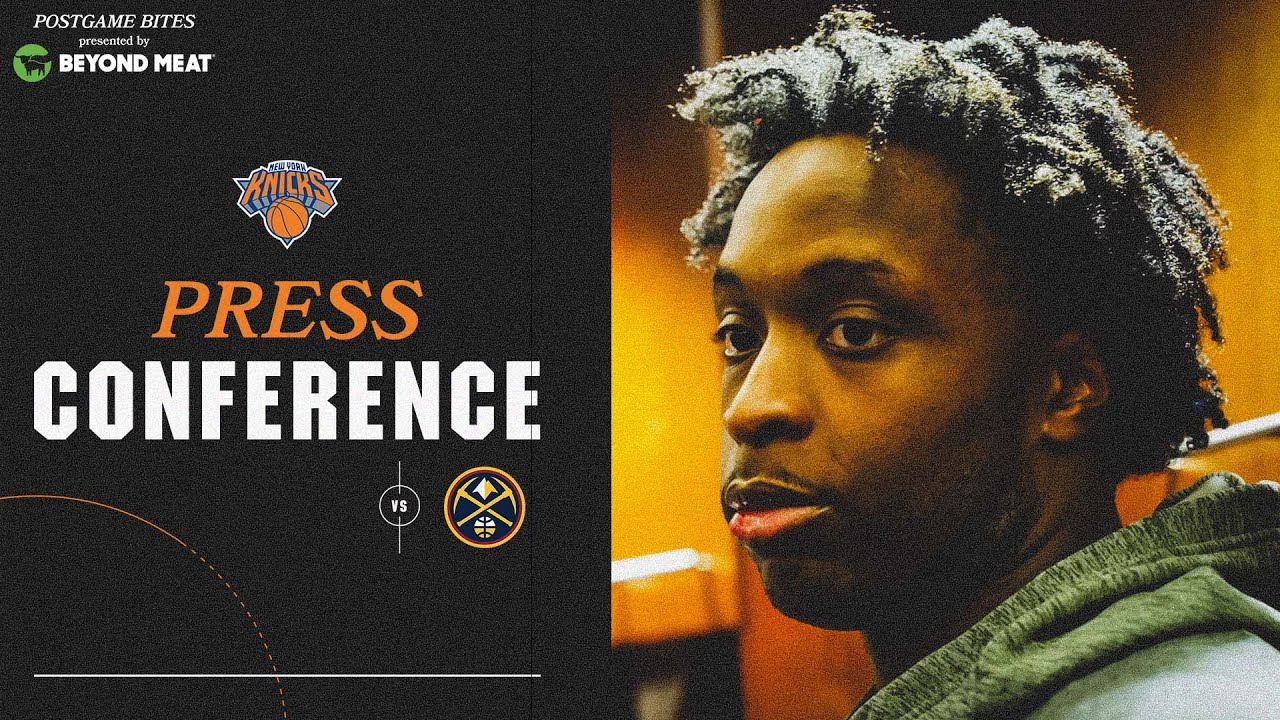 OG Anunoby | New York Knicks Postgame Press Conference | January 25th, 2024 background