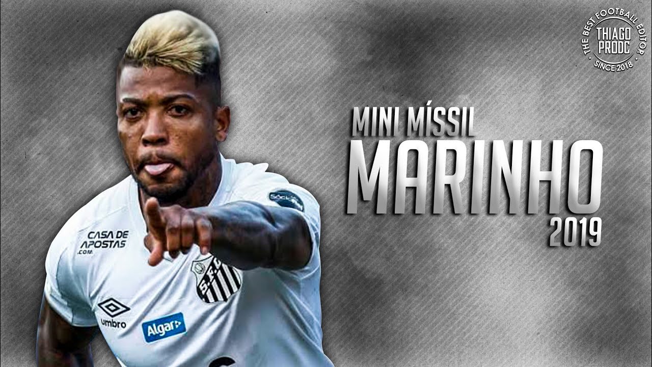 Marinho "Mini Míssil Aleatório" ► Santos ● Skills & Goals 2019 | HD background