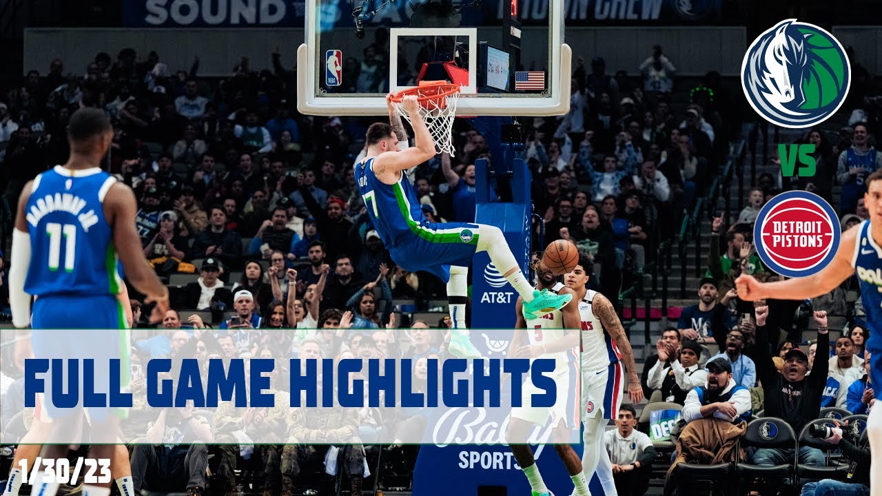 Luka Doncic (53 points) Highlights vs. Detroit Pistons background
