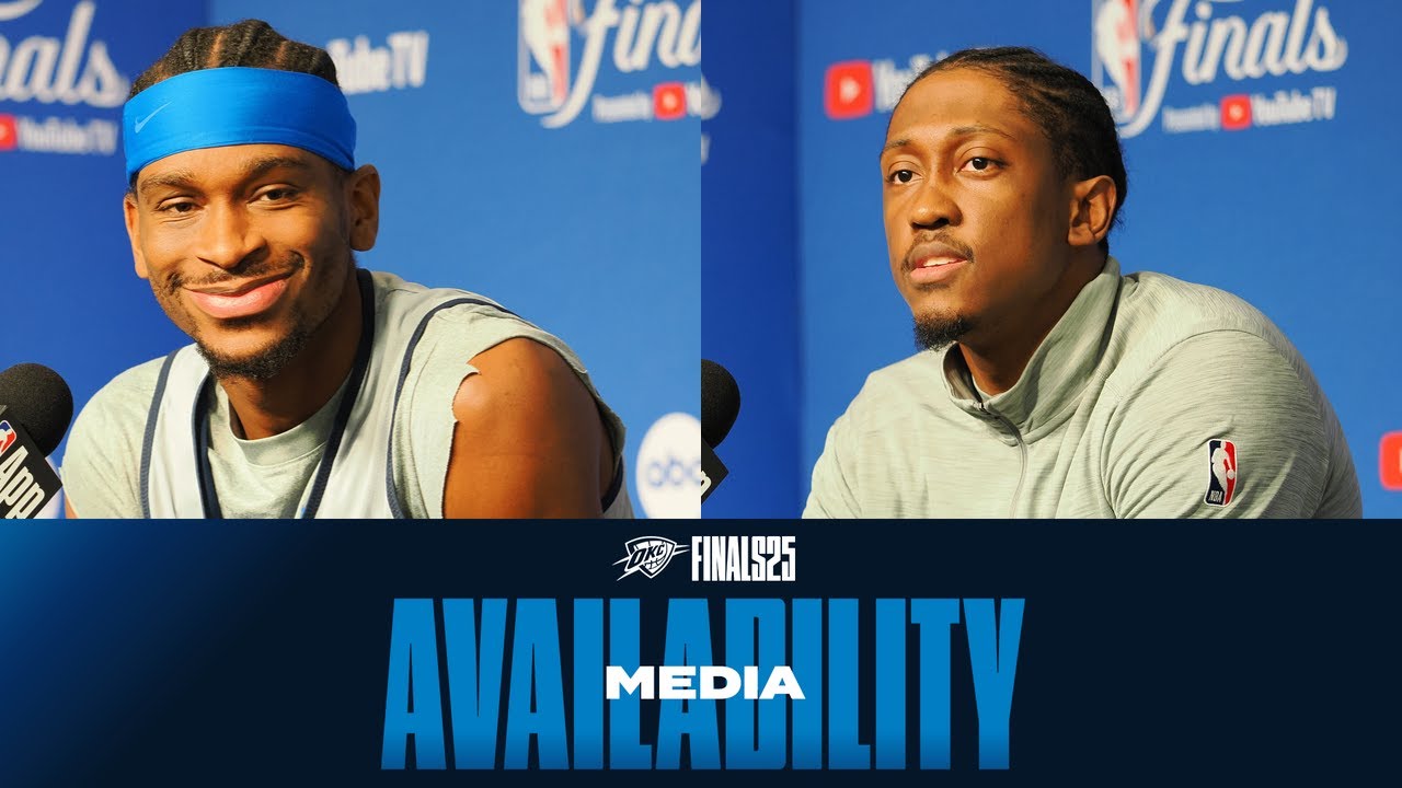 Practice Media Availability | NBA Finals Interview Room | June 18, 2025 | OKC Thunder