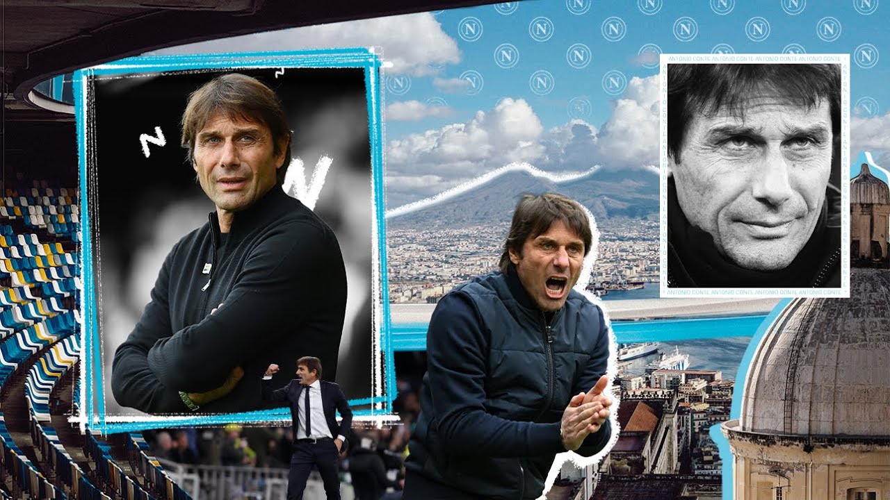 "Amma faticà": le prime parole di Antonio Conte da allenatore del Napoli background