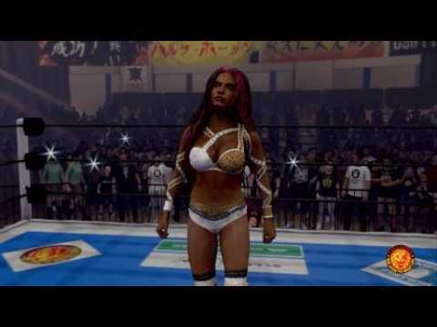 NJPW x STARDOM x AEW - Mercedes Mone vs Utami Hayashishita Korakuen Hall New Japan Pro Wrestling background