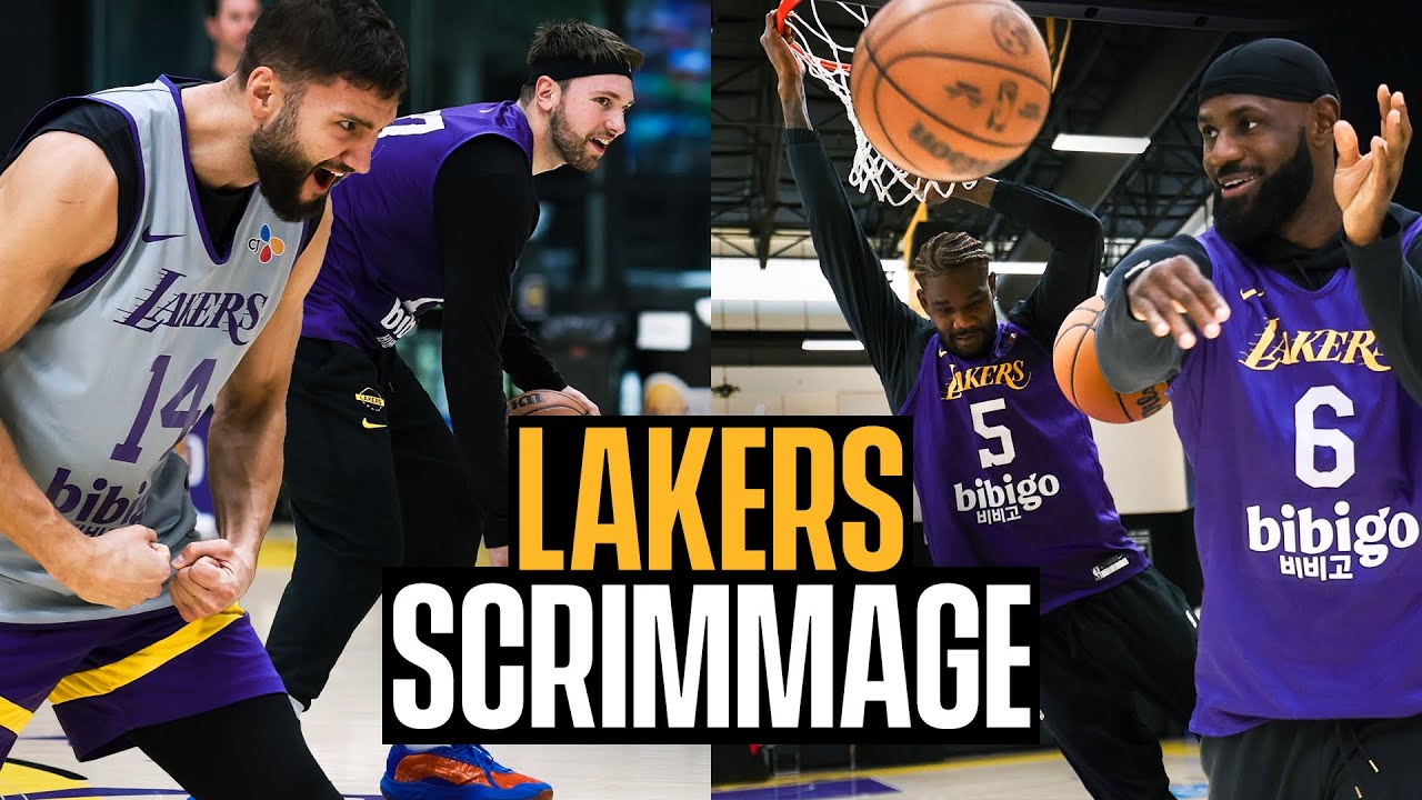 What's it REALLY like at a Lakers Scrimmage?