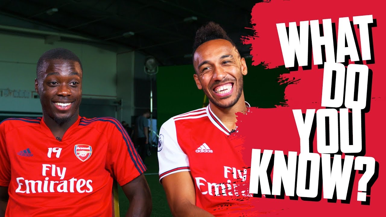 NAME GOLDEN BOOT WINNERS | Pierre-Emerick Aubameyang v Nicolas Pepe | What Do You Know? background