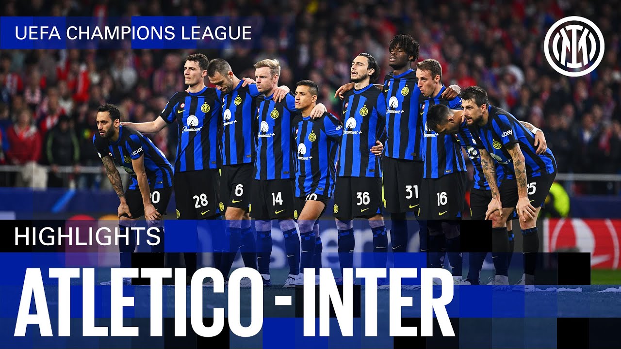 CHAMPIONS LEAGUE HIGHLIGHTS | ATLETICO MADRID 2-1 INTER (3-2 on penalties) ⚫🔵 background