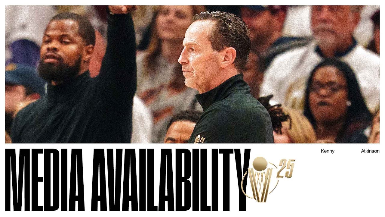 Cavs vs Pacers, Game 2 | Kenny Atkinson Media Availability | 5.6.2025 background