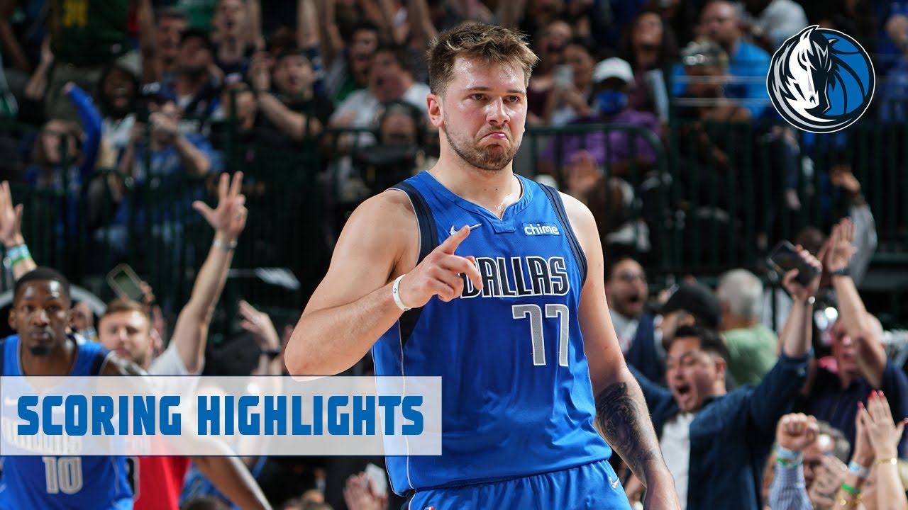 Luka Doncic 2021-22 Step-Back 3s and Dunks | The Ultimate Highlight background