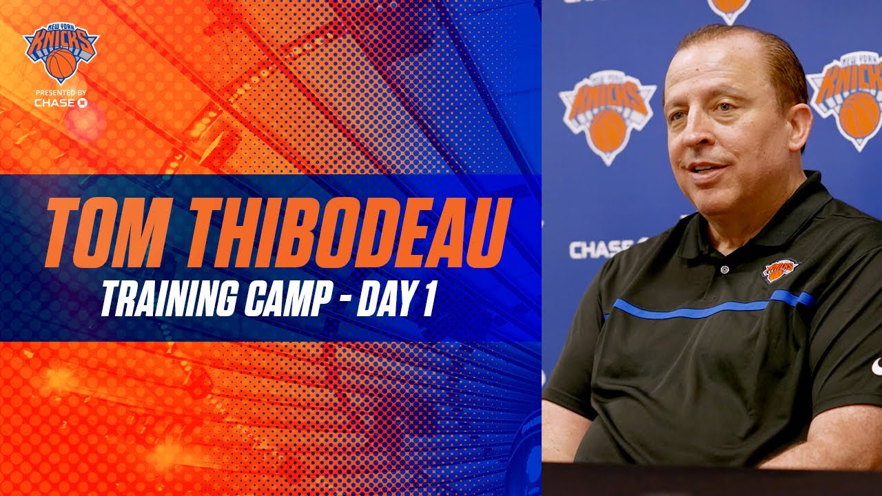 Knicks Training Camp Day 1 | Tom Thibodeau