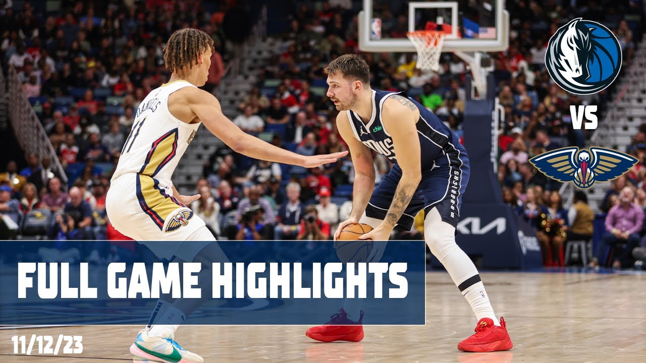 Luka Doncic (30 points) Highlights vs. New Orleans Pelicans | 11/12/23 background