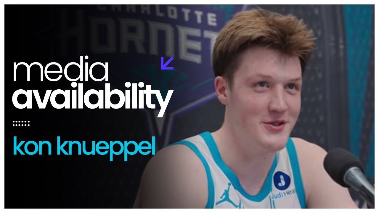 Hornets at Mavericks: Kon Knueppel Postgame Media Availability | 1/29/2026 background