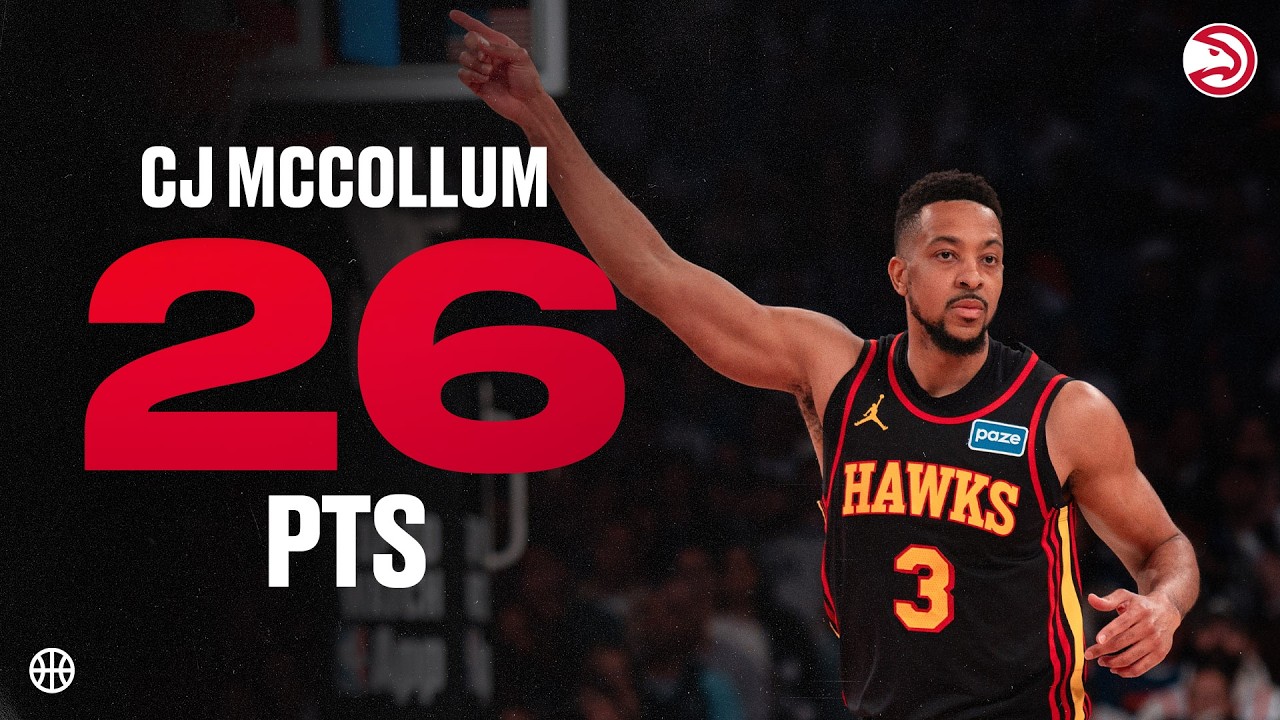 CJ McCollum scores 26 points for Hawks in Game 1 at Knicks