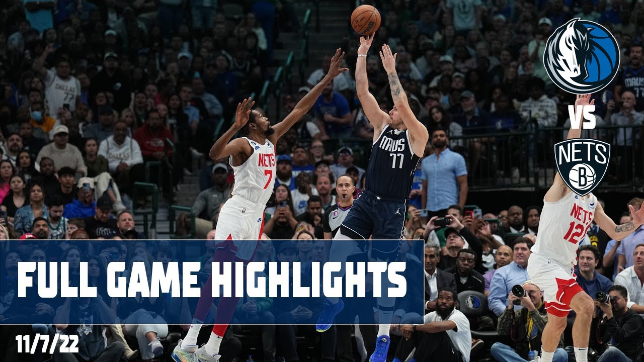 Luka Doncic (36 points) Highlights vs. Brooklyn Nets background