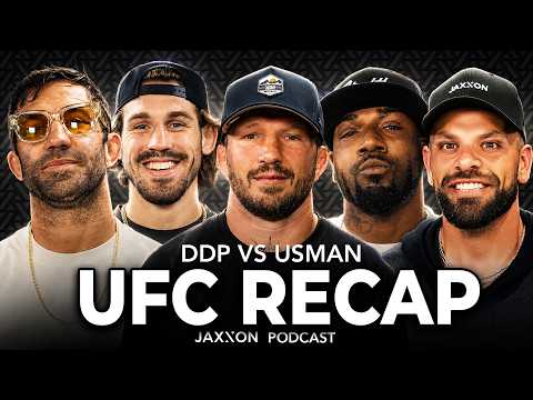 UFC RECAP: DDP vs USMAN w/ TJ Dillashaw, Luke Rockhold, Brendan Allen, King Green, & Bear Degidio background