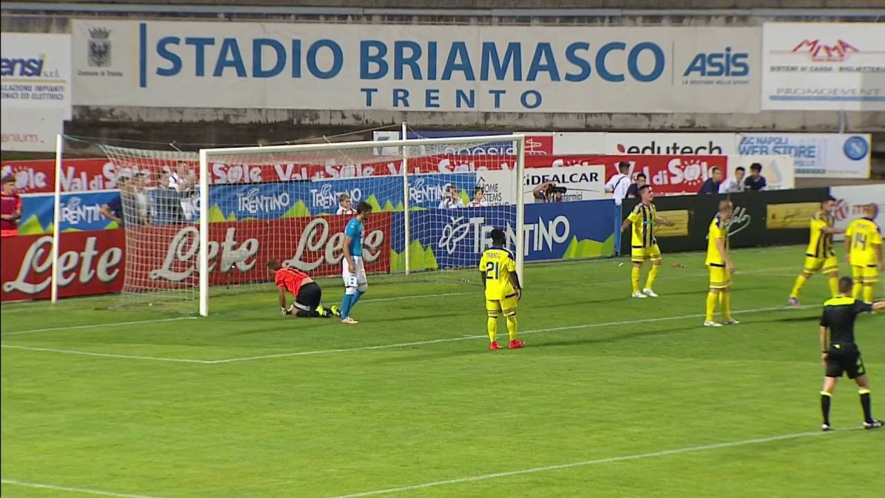 Trento-Napoli 0-4. Le immagini della seconda amichevole stagionale degli azzurri