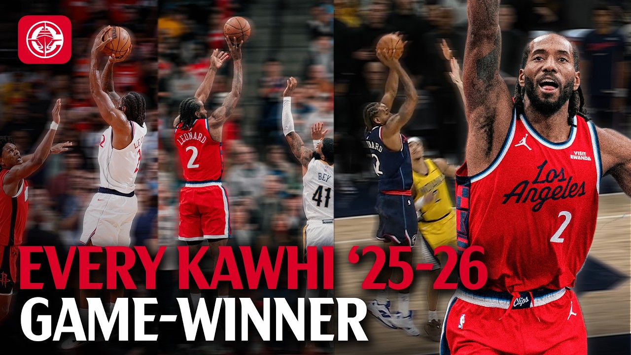 WET BALL: Every Kawhi game-winner of the '25-26 Season 🎥😱