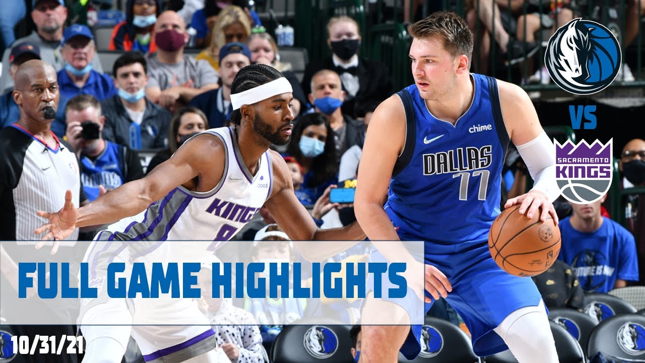 Luka Doncic (23 points, 10 assists) Highlights vs. Sacramento Kings background